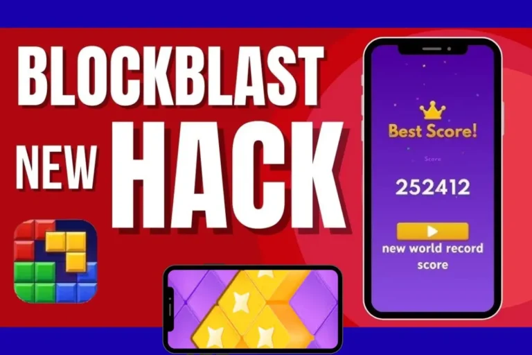 Block Blast tips example showing puzzle blocks arranged on the game board