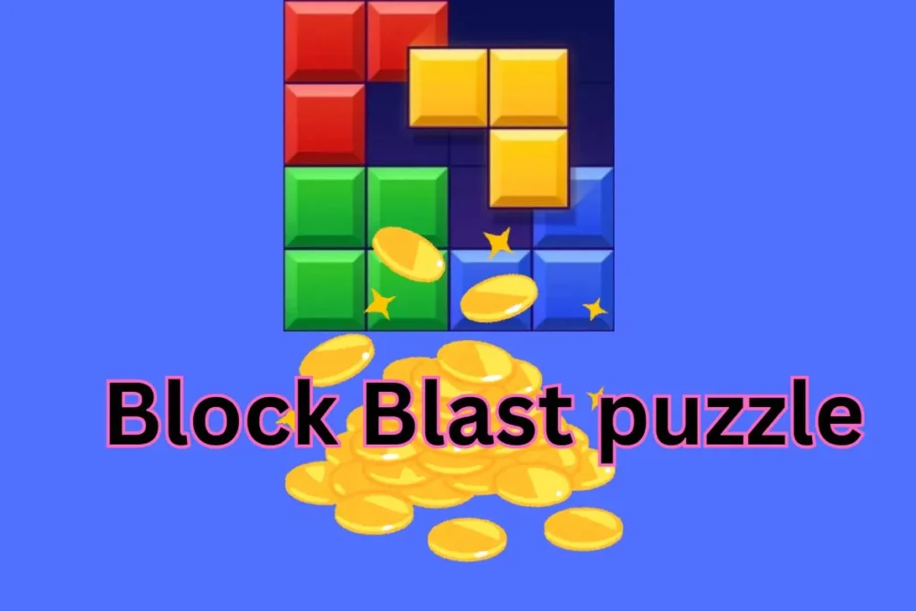 Block blast puzzle game showing 50000 points score with combo multiplier on 8x8 grid