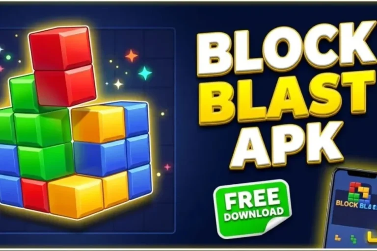 Block Blast Mod APK vs Original game side by side comparison infographic